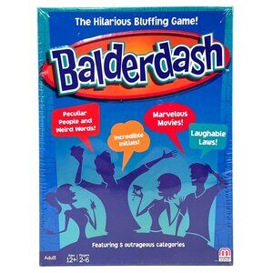 Balderdash Hilarious Bluffing Board Game By Mattel Adults Teens Ages 12+ Sealed